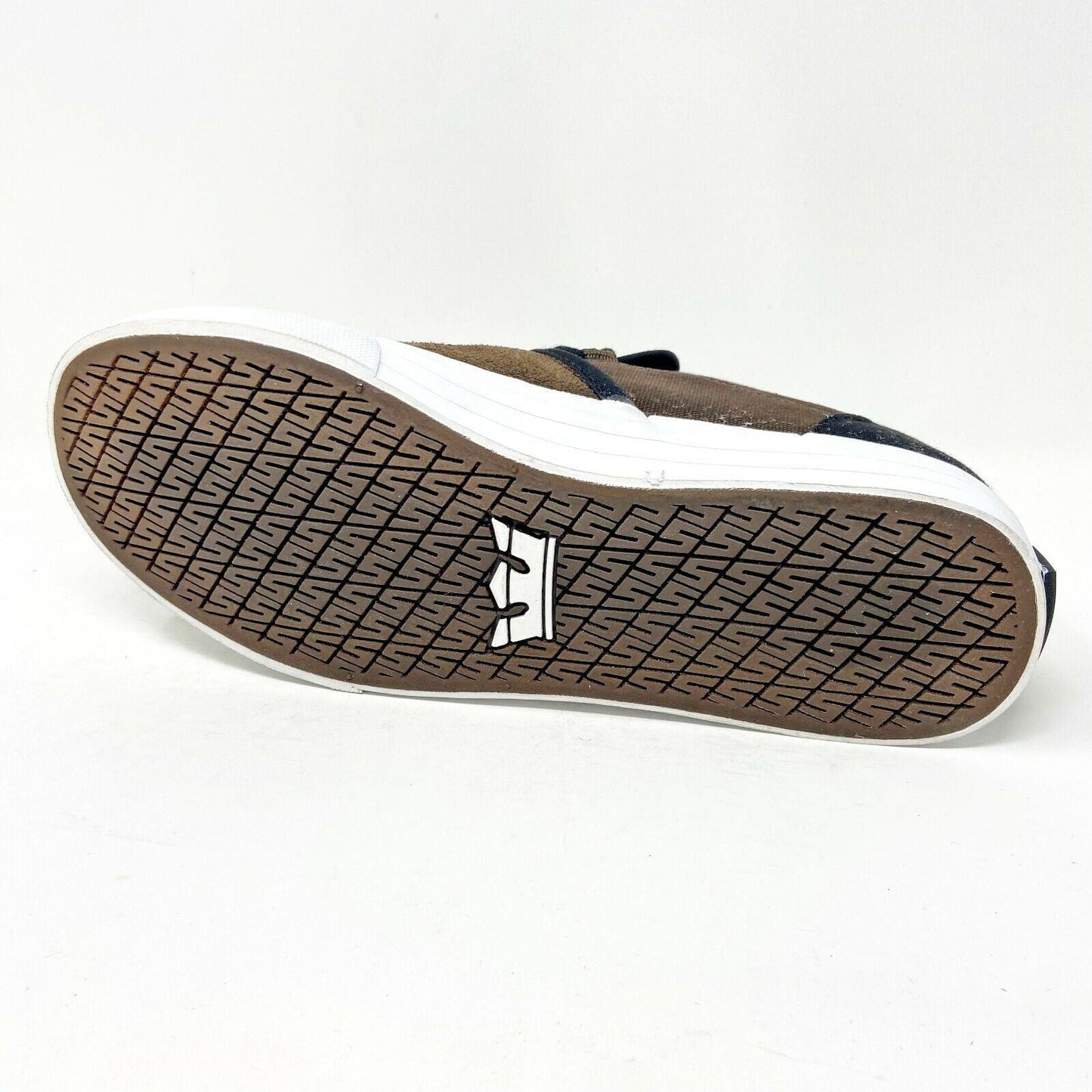 Supra Cuba Demitasse Black White Mens Size 8 Skateboard Sneakers 08108 275