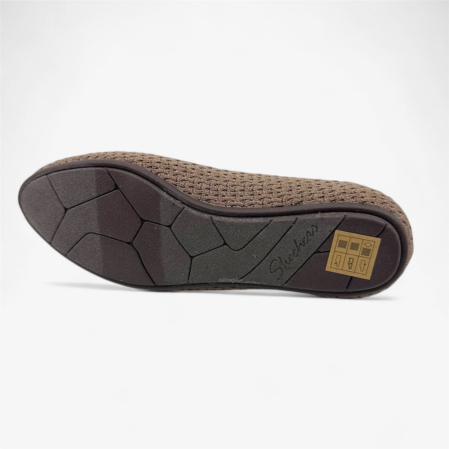 Skechers Cleo 2.0 The Get Mocha Womens Casual Stretch Fit Flat