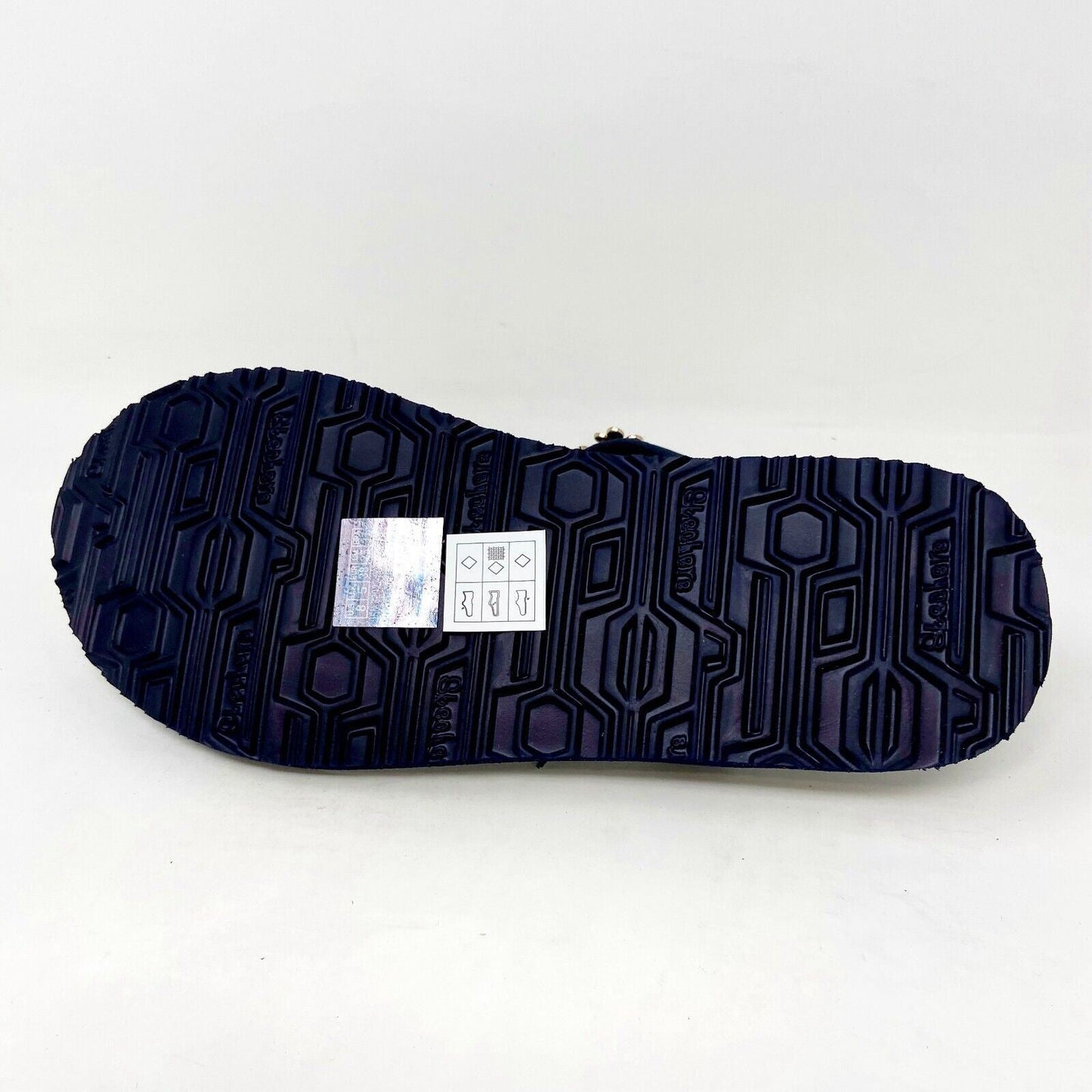 Skechers Meditation Glass Daisy Navy Multi Womens Slingback Thong Sandals