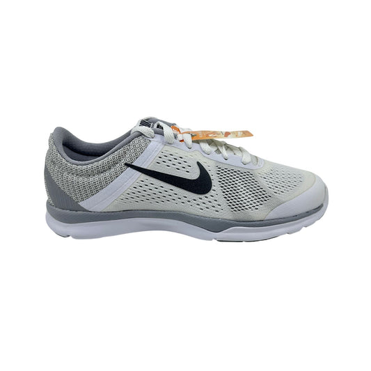 Nike In-Season TR 5 White Dark Grey Womens Size 5 Athletic Sneaker