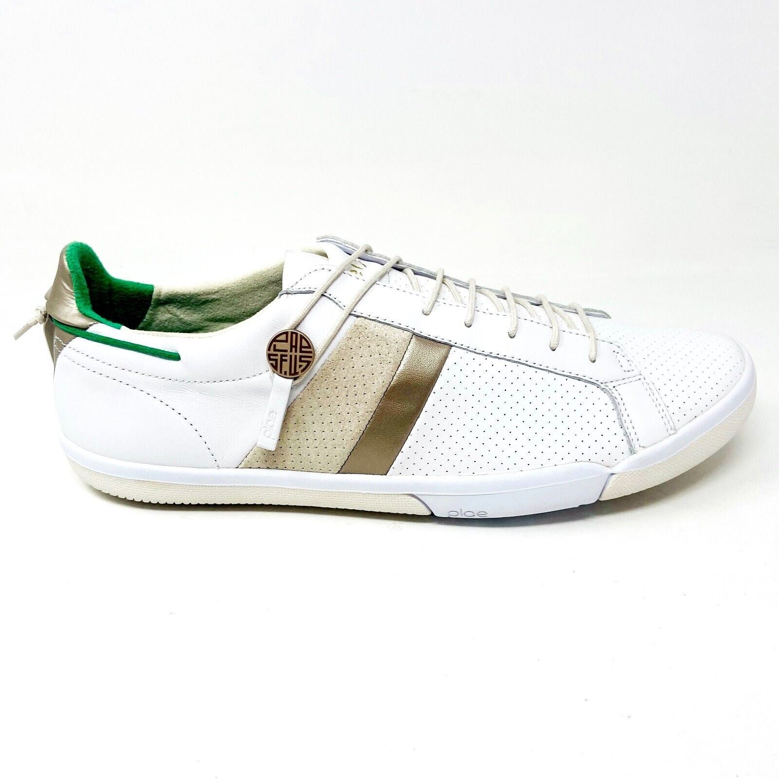 Plae Mulberry White First Edition Mens Full Grain Leather Shoes 552010 120