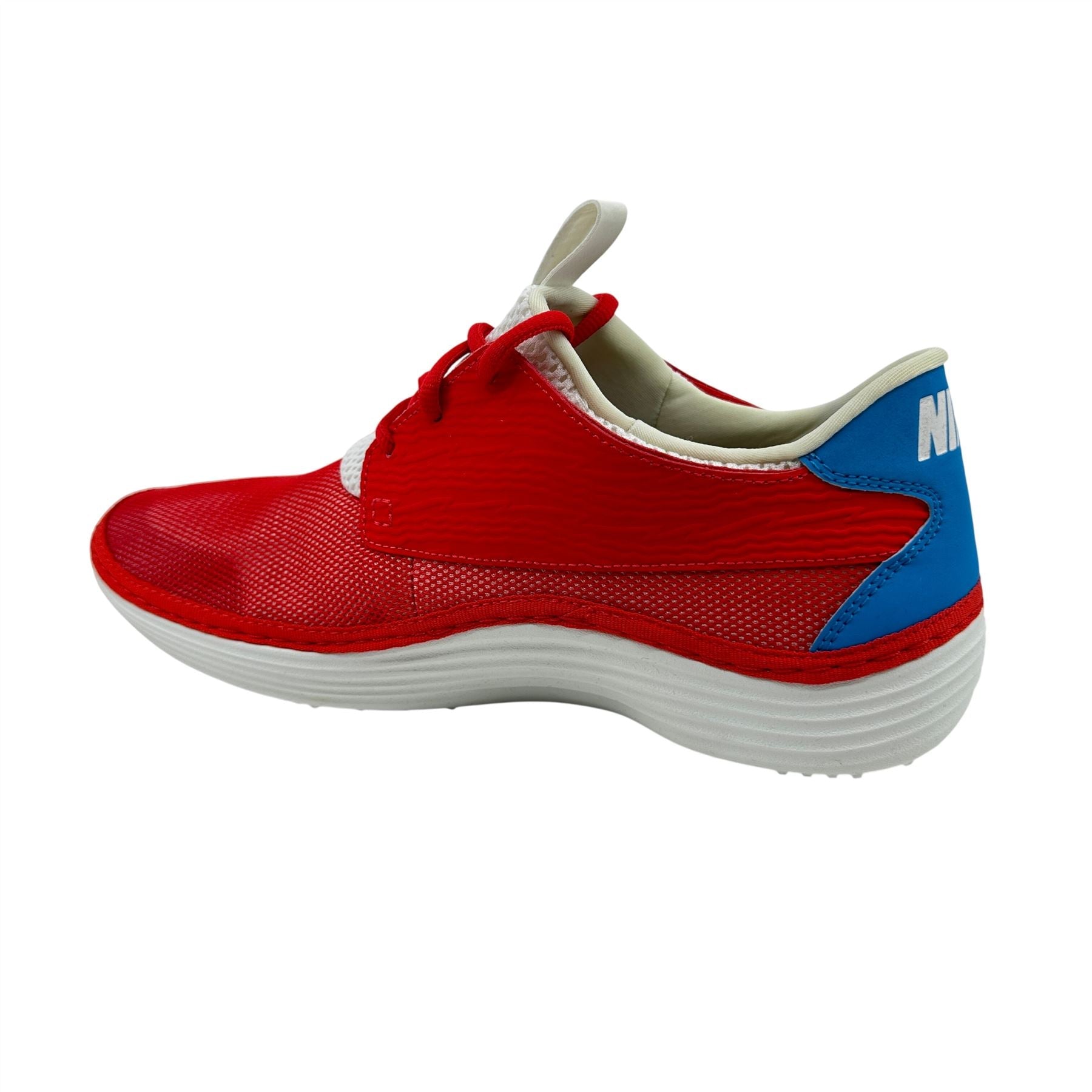 Nike Solarsoft Moccasin Light Crimson Red White Mens Athletic Sneaker