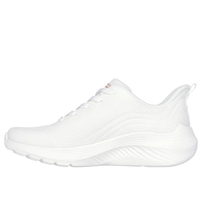 Women's Wide Fit Skechers 117483 Bobs Sport Squad Waves Still Wading Trainers