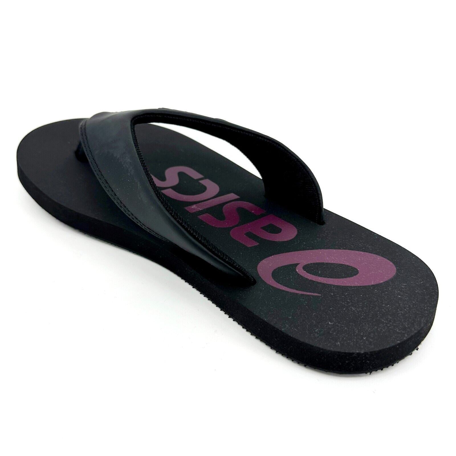 Asics Zorian BM Black Roselle Mens Size 6 Flip Flop Thongs Sandal 1173A009 001
