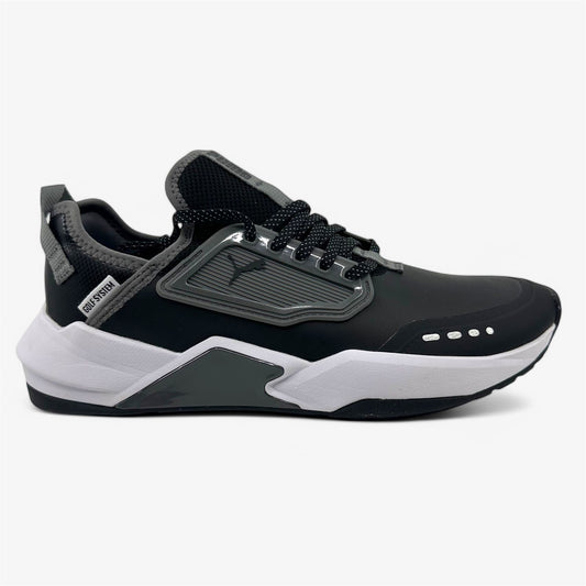 PUMA GS One Black Quiet Shade Mens Waterproof Golf Shoes