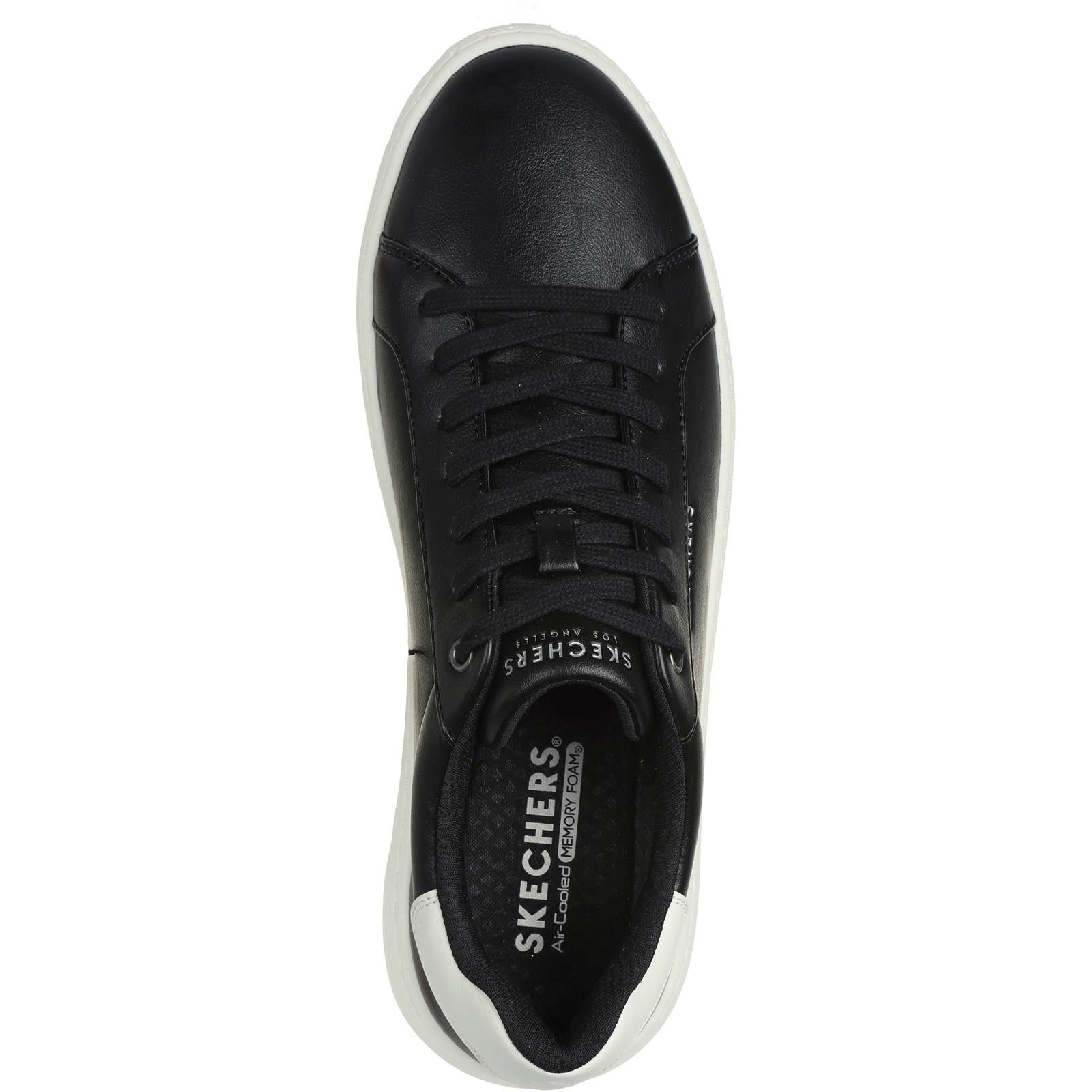 Women's Wide Fit Skechers 183175 Court Break Suit Sneakers