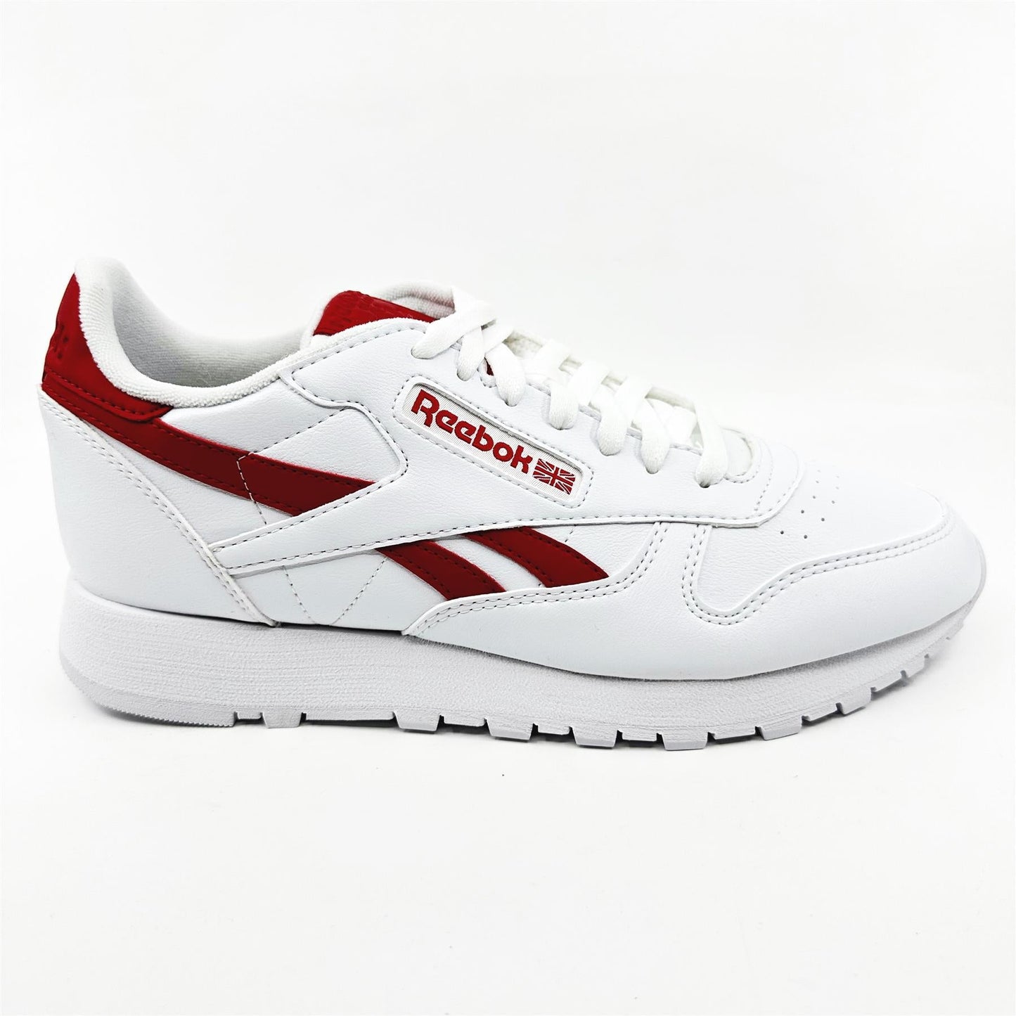 Reebok Classic Vegan White Vector Red Mens Athletic Sneaker