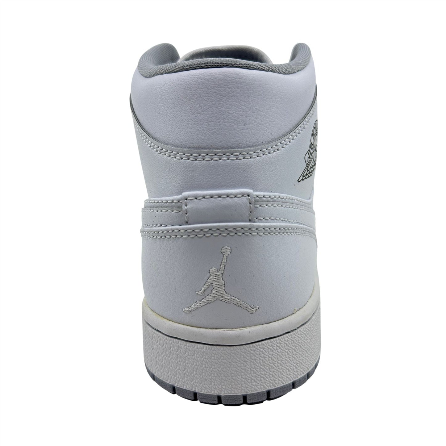 Jordan 1 Mid White Wolf Grey Mens Athletic Sneaker