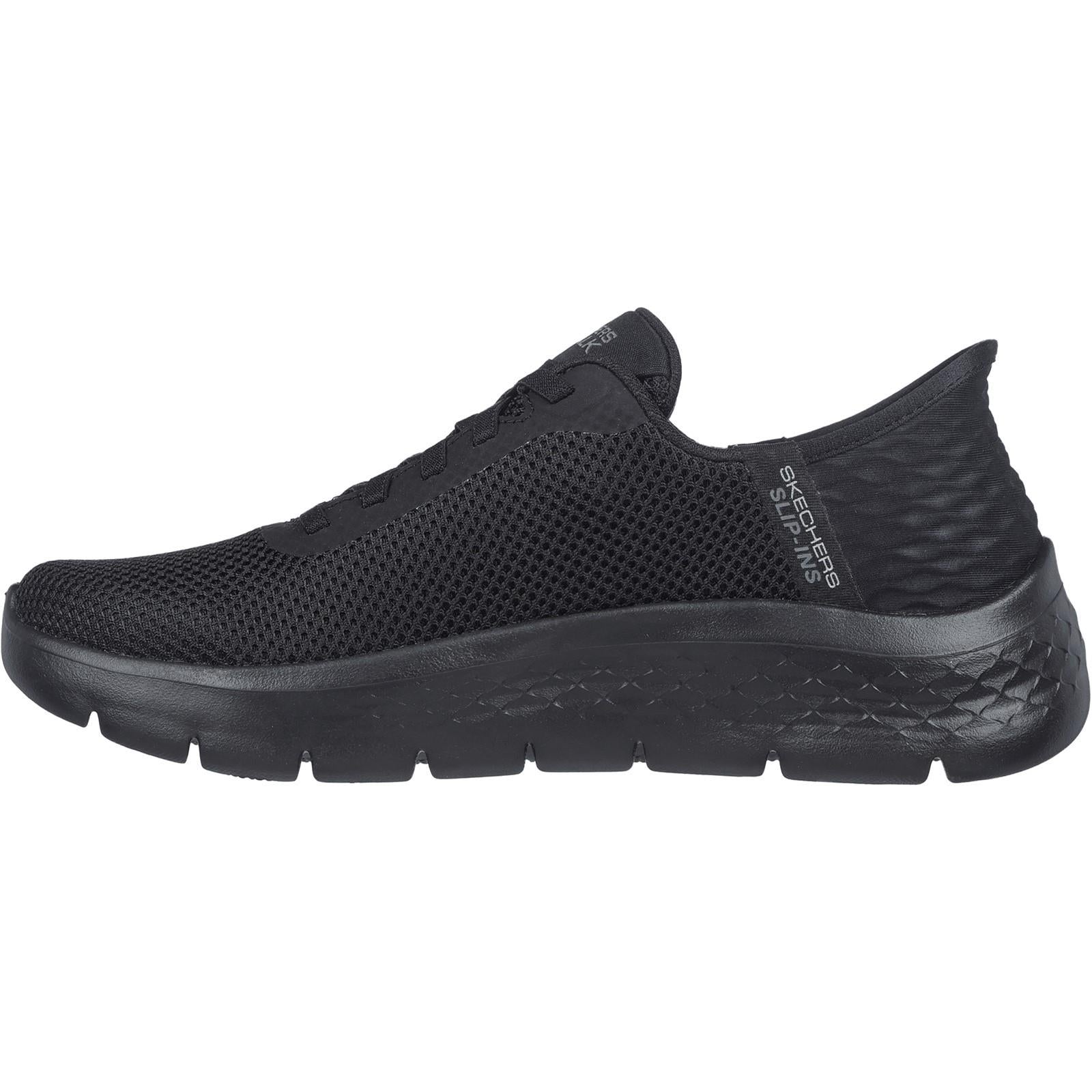 Women's Wide Fit Skechers 124836 Go Walk Flex Grand Entry Trainers