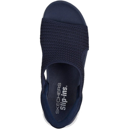 Women's Wide Fit Skechers 119519 Slip-ins Summits Sweetly Evolved Sandals