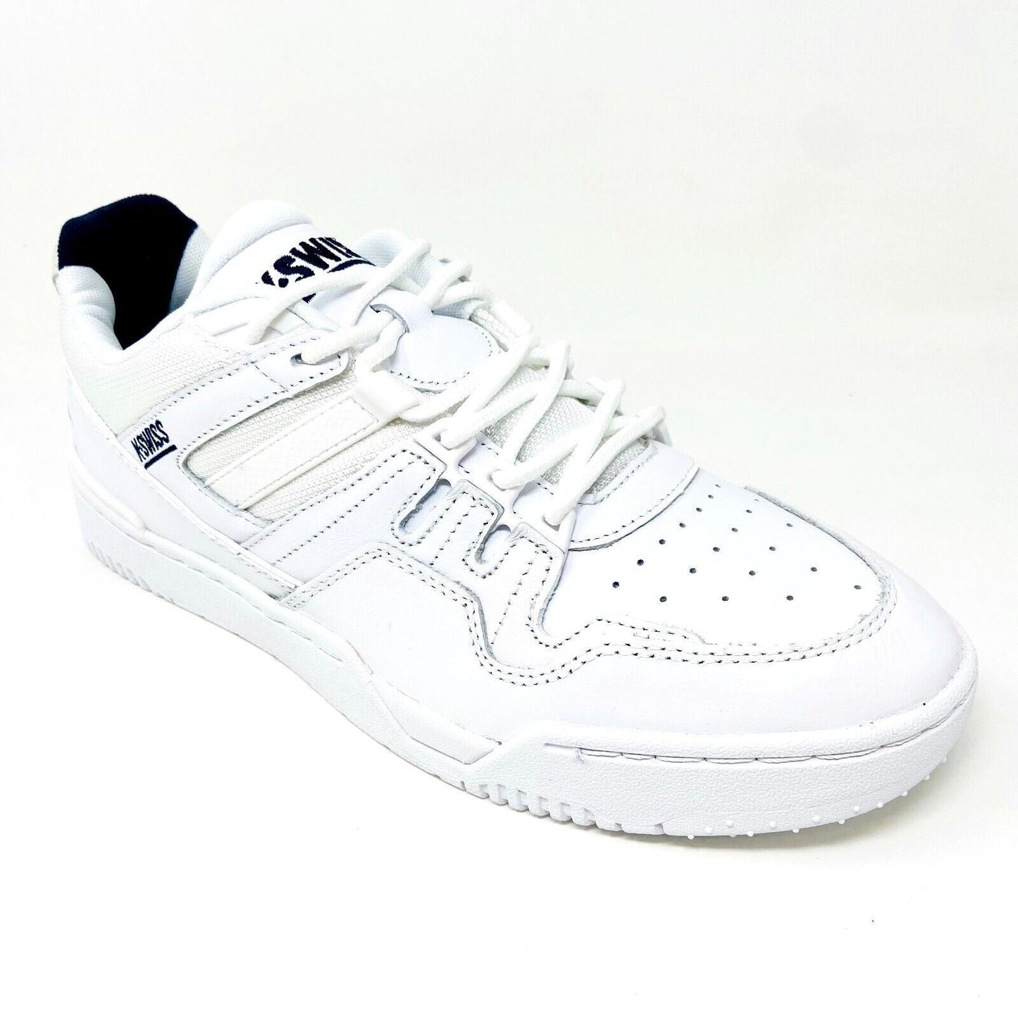 K-Swiss Match Rival Triple White Mens Size 7.5 Casual Sneakers 07154 101