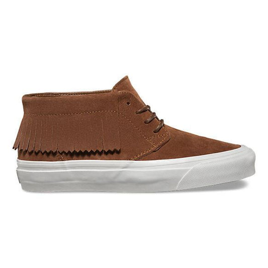 VANS Chukka Moc DX (Suede) Bison Brown White Suede Mens Size 8.5