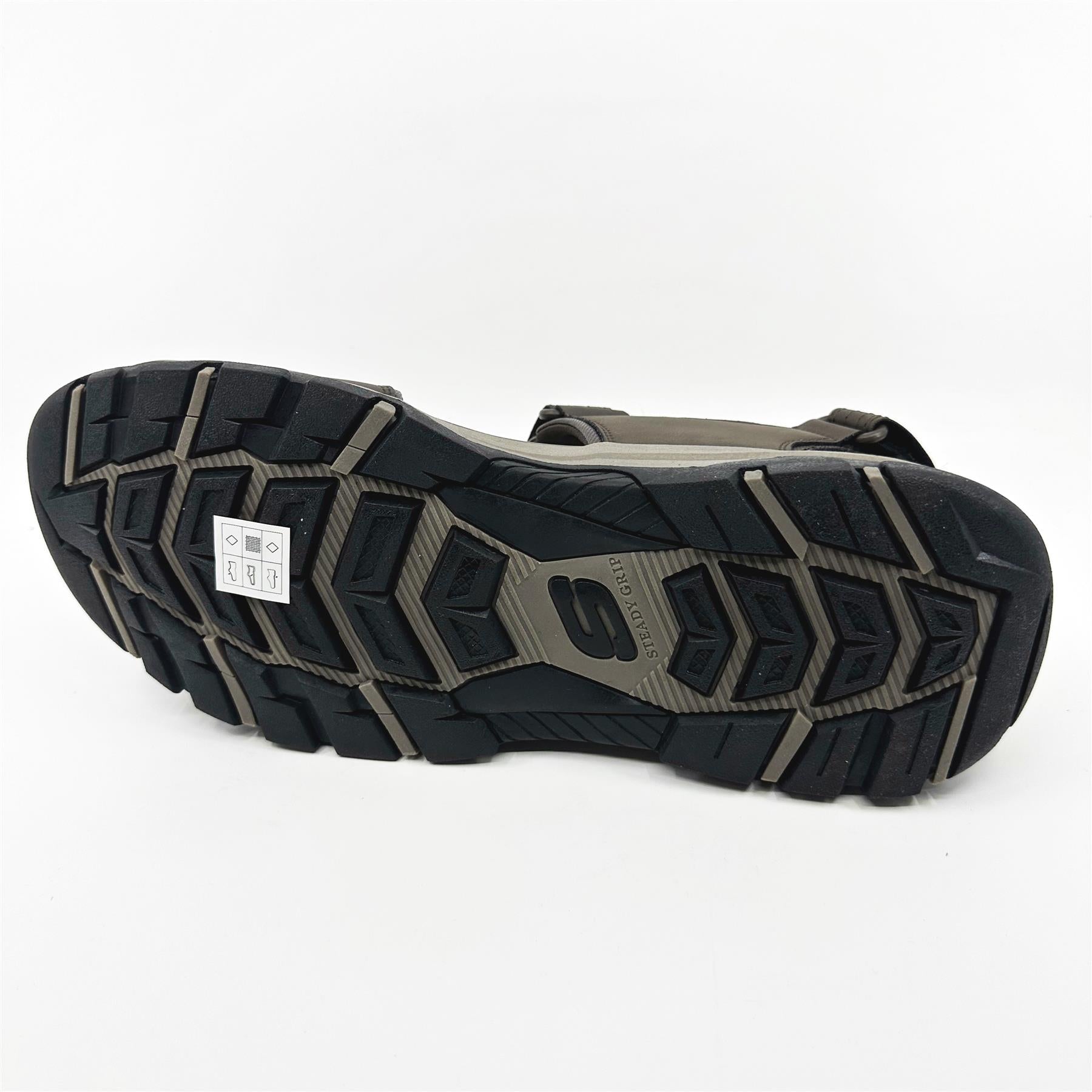 Skechers Tresmen Garo Chocolate Brown Mens Sandal Relaxed Fit Slip-On