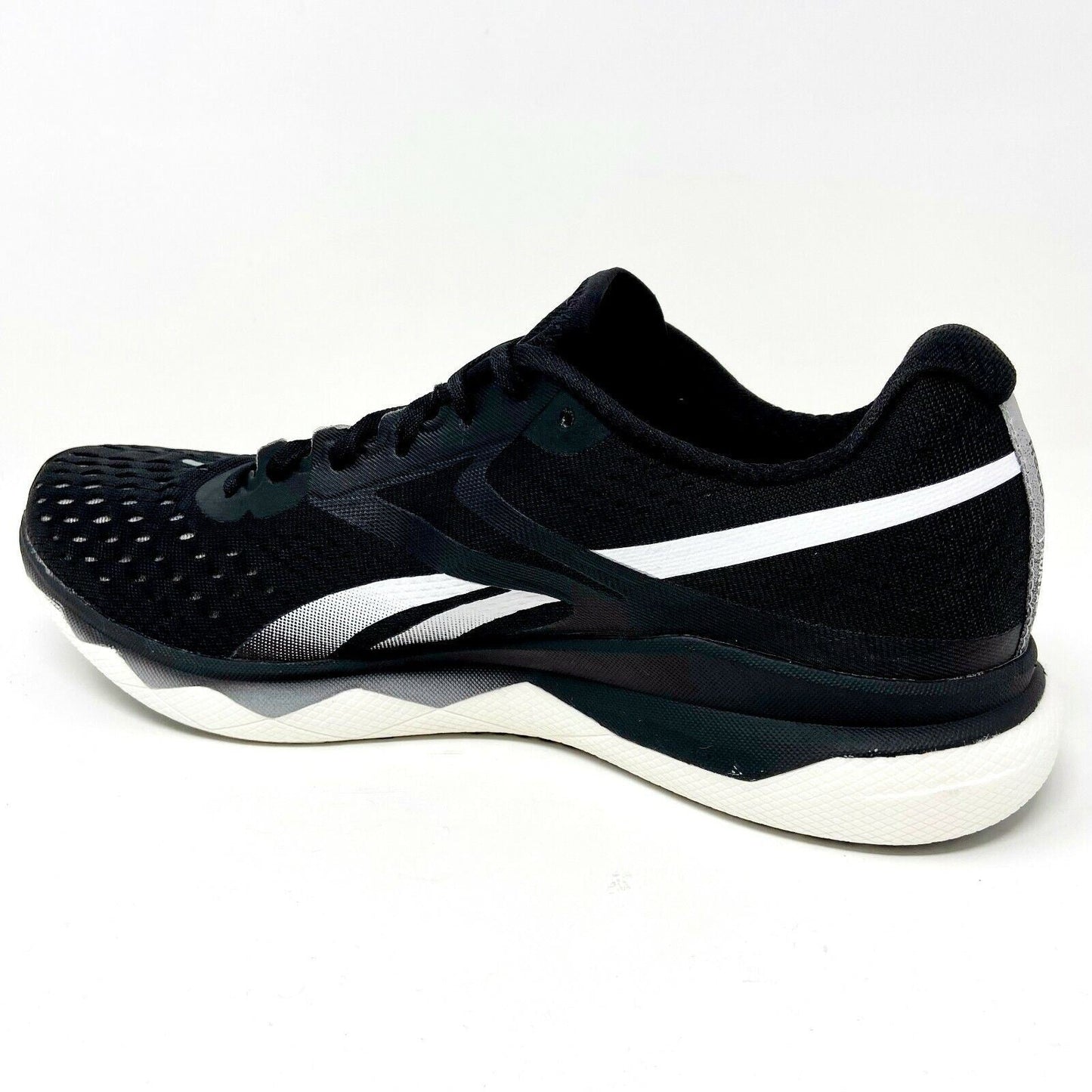 Reebok Floatride Run Fast 2.0 Black White Mens Size 8.5 Running Shoes EG1746