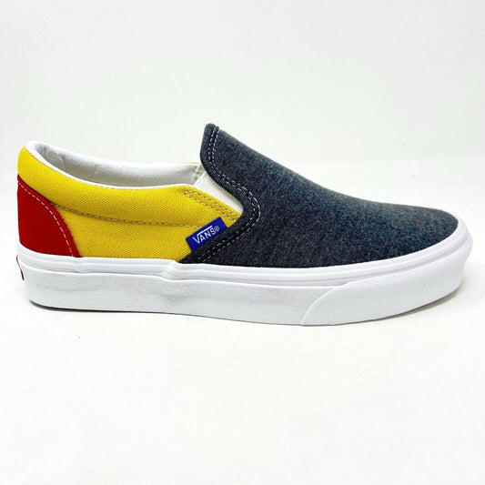 Vans Classic Slip On (Vans Coastal) Black True White Womens Casual Shoes