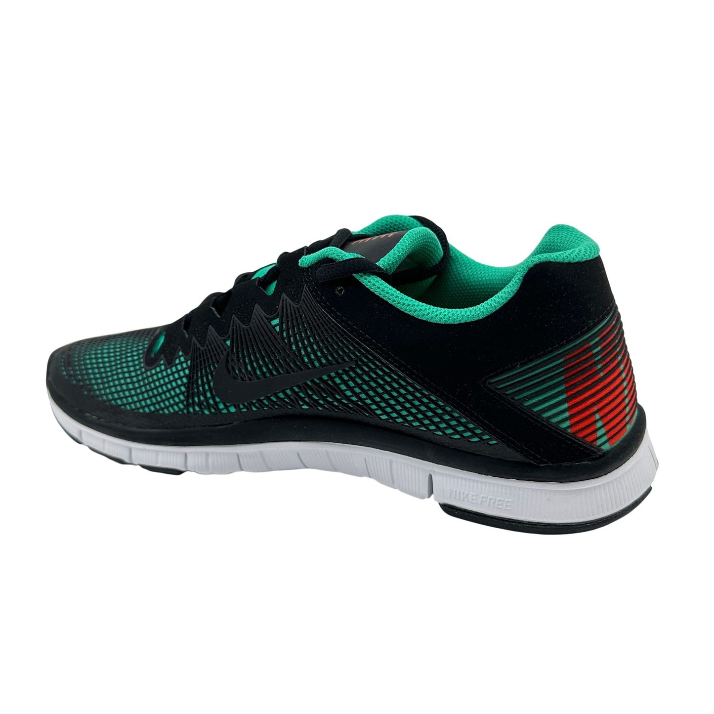 Nike Free Trainer 3.0 Atomic Teal Team Orange Black Mens Athletic Sneaker