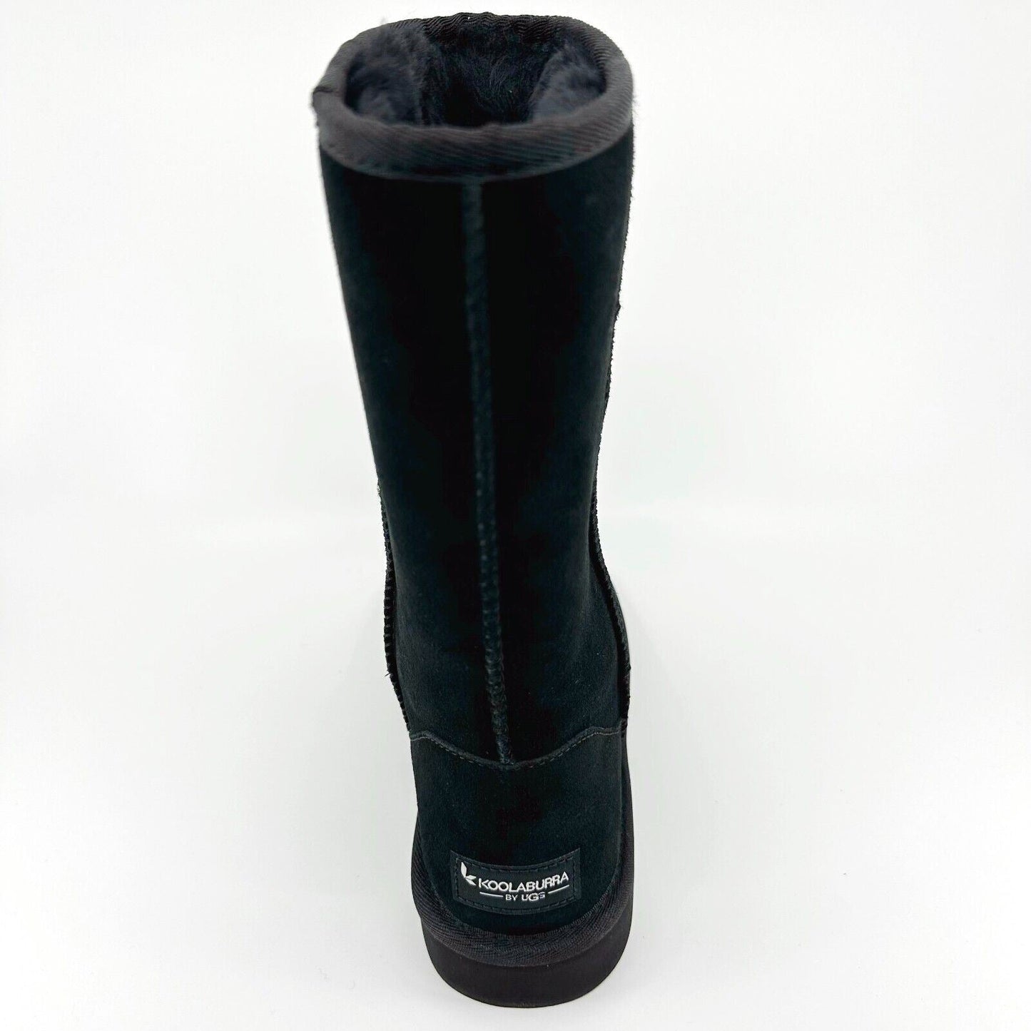 Koolaburra by UGG Koola Tall Black Womens Faux Fur Suede Shearling Boots