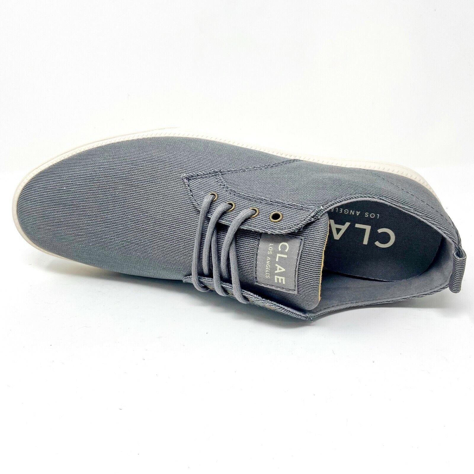 Clae Ellington Textile Charcoal Mens Premium Casual Sneakers