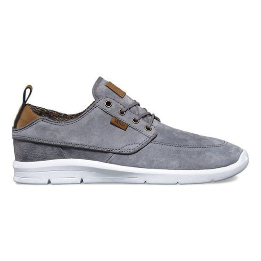 VANS Brigata Lite (S&L) Tornado Gray White UltraCush Mens Size 7.5