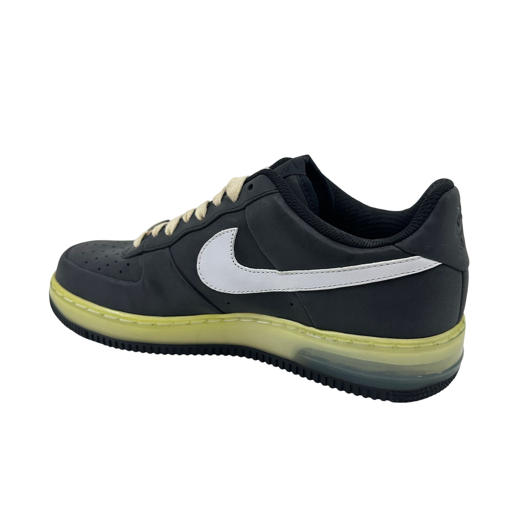 Nike Air Force 1 Supreme Max Air Black White Mens Athletic Sneaker