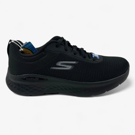 Skechers Go Run Lite Quick Stride Black Womens Athletic Sneaker
