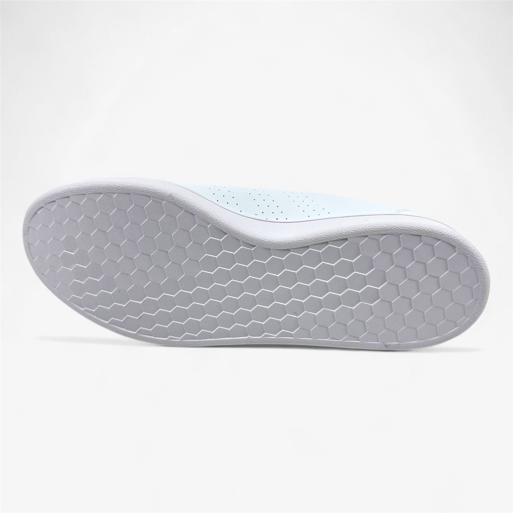 Adidas Advantage Base Cloud White Green Mens Athletic Sneaker