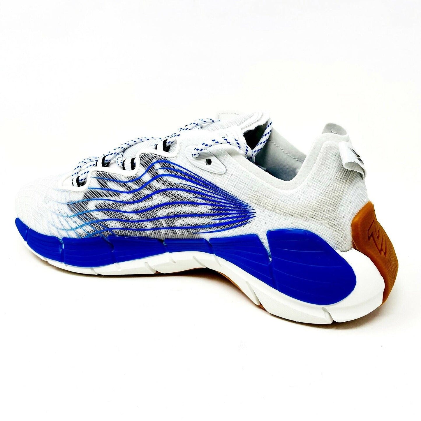 Reebok Zig Kinetica II Morning Fog White Blue Mens Running Sneakers FX3019