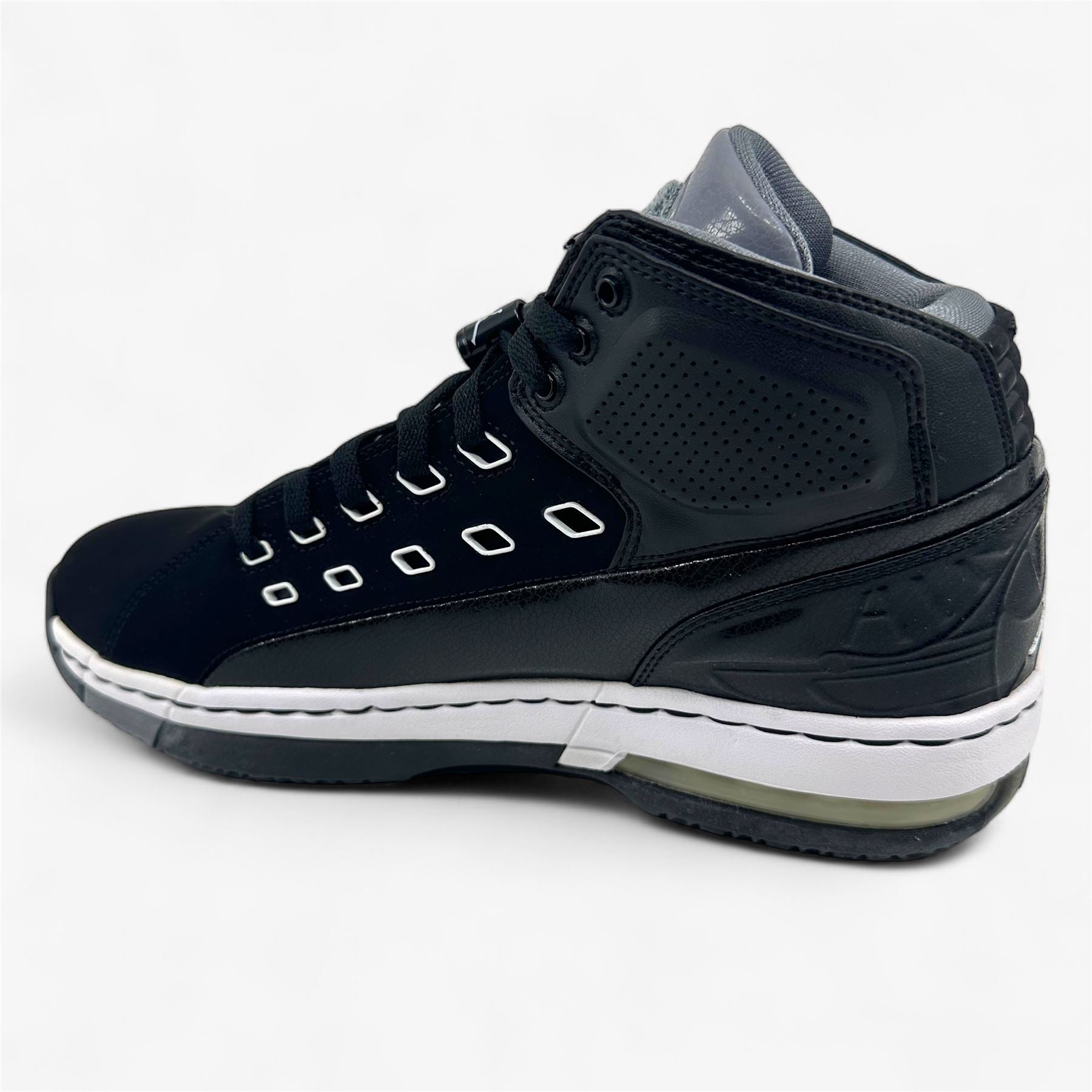 Jordan Ol' School Black White Cool Grey Mens Athletic Sneaker