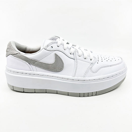 Jordan Air Jordan 1 Elevate Low White Natural Grey White Womens Athletic Sneaker