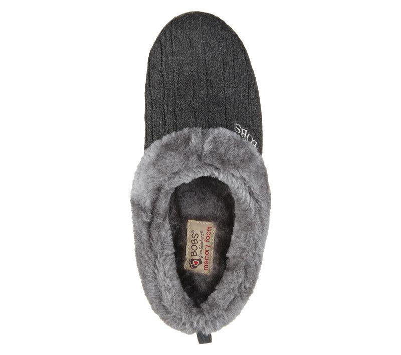 Womens Wide Fit Skechers Keepsakes Ice Angel Mule Slippers - Exclusive