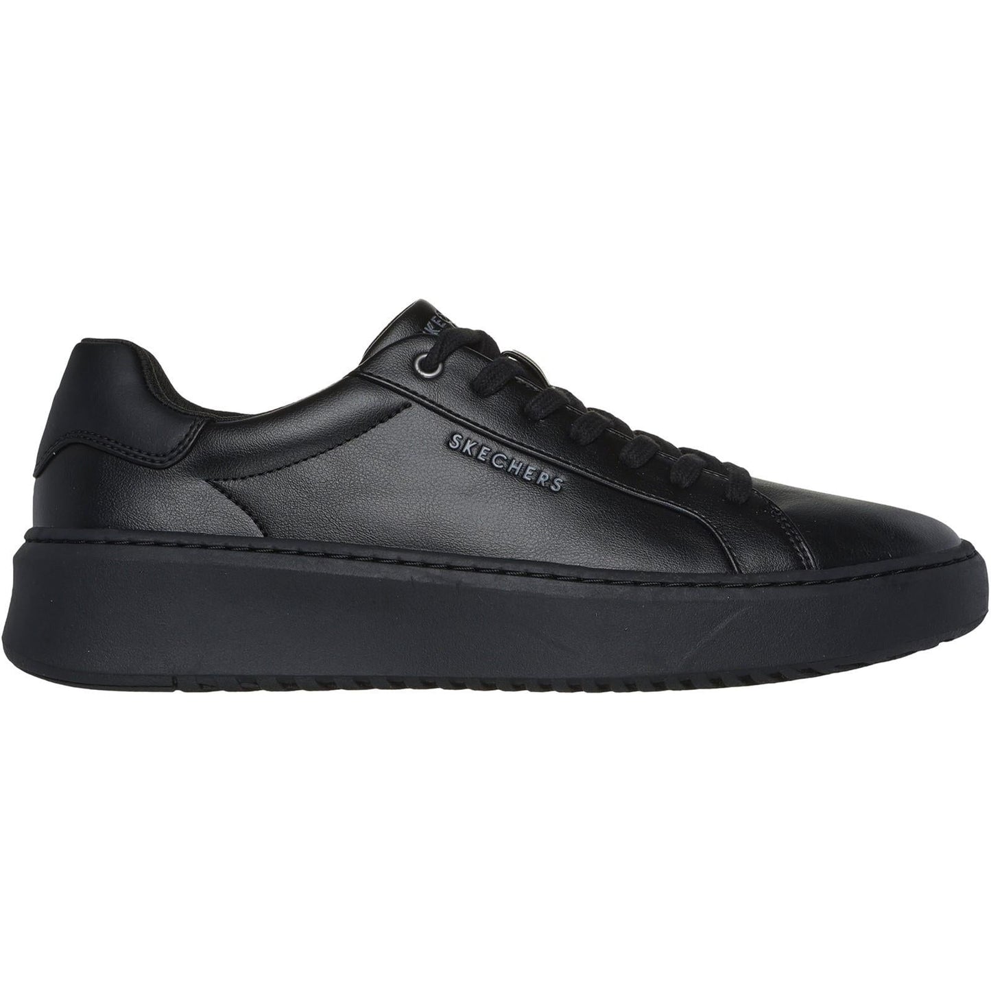 Women's Wide Fit Skechers 183175 Court Break Suit Sneakers