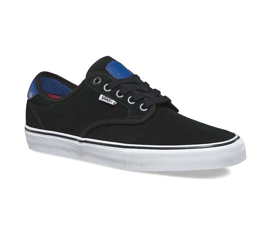 VANS Chima Ferguson Pro (Real Skateboards) Black Blue White MEN'S 6.5 WOMEN'S 8