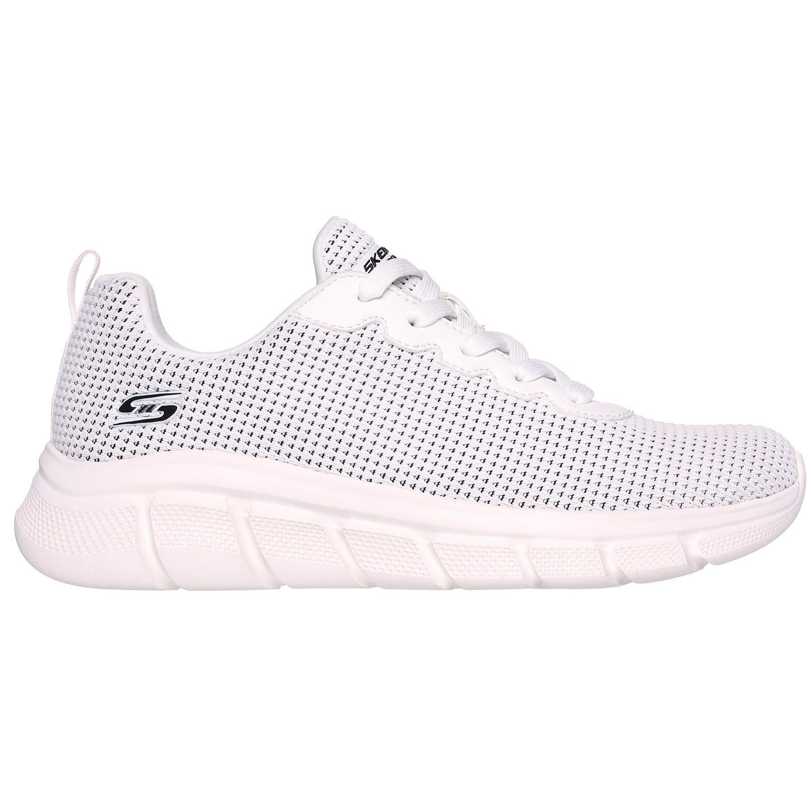 Women's Wide Fit Skechers 117346 Bobs Sport B Flex Visionary Essence Trainers