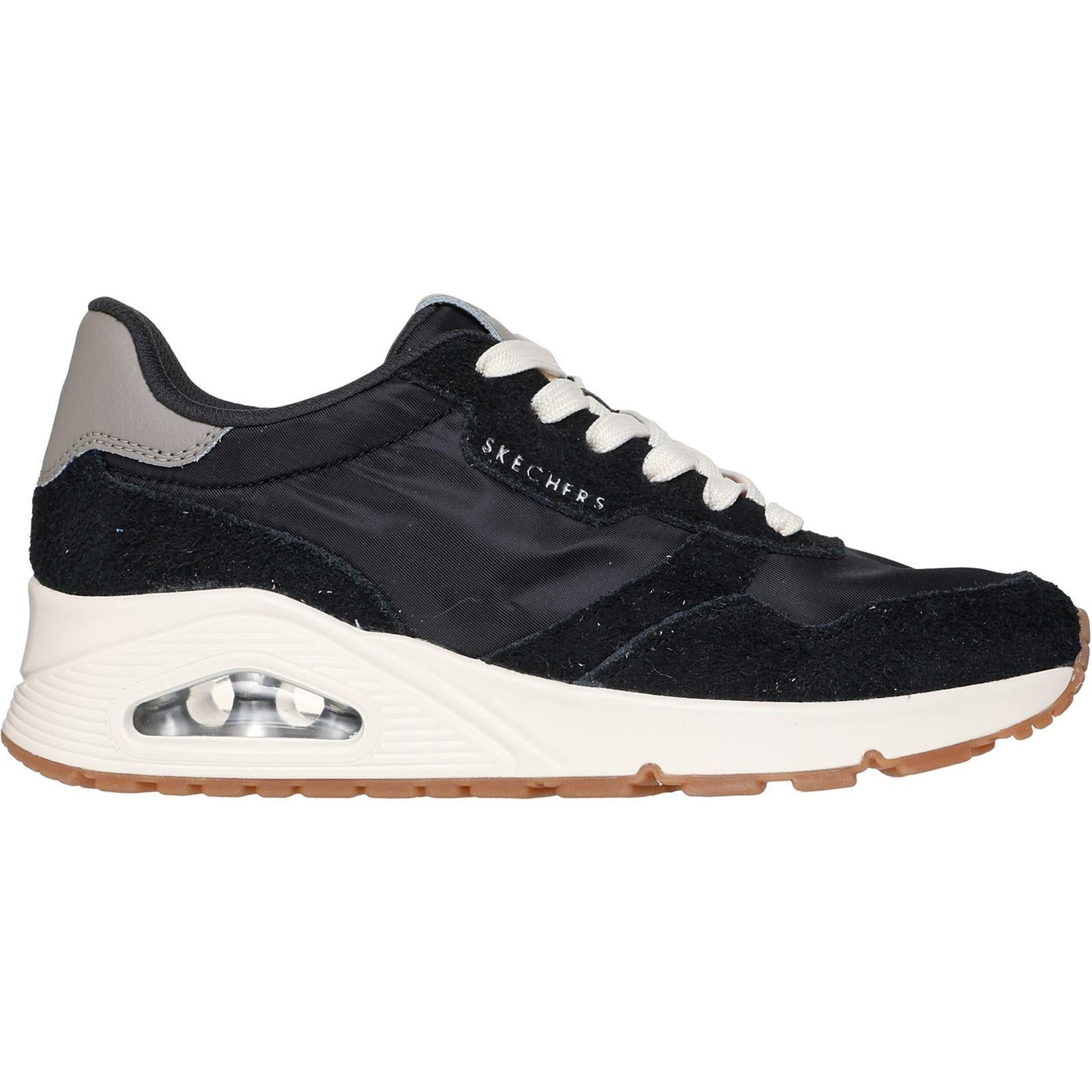 Women's Wide Fit Skechers 177857 Uno Vintage Dayz Trainers
