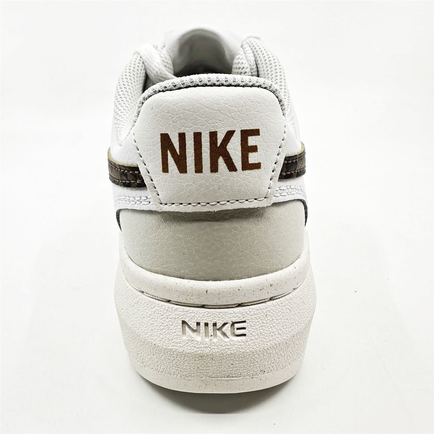 Nike Court Vision Alta White Archeo Brown Light Bone Womens Athletic Sneaker