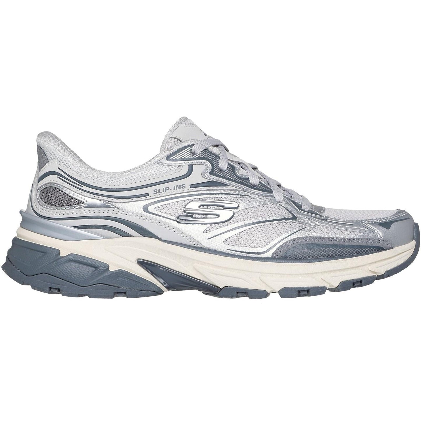 Women's Wide Fit Skechers 150710 Slip-ins Stamina Sport Trainers