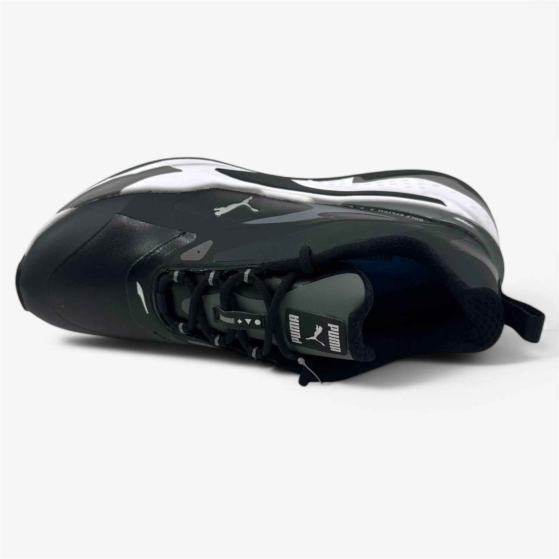 PUMA GS Fast Black Quiet Shade Womens Waterproof Golf Shoes
