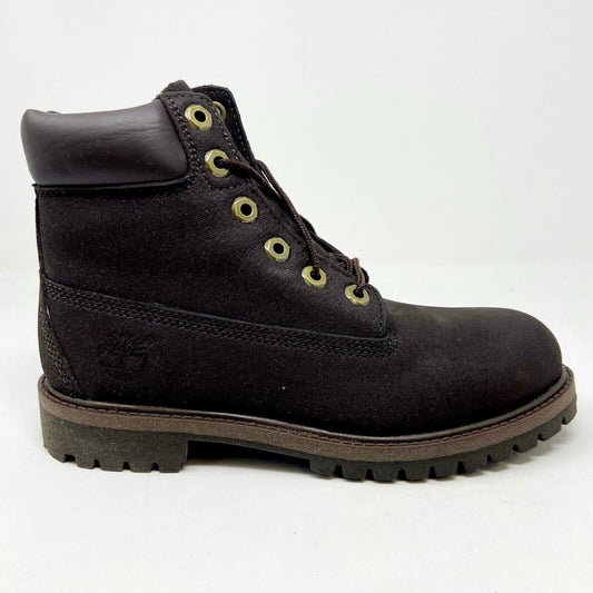 Timberland 6 inch Waterproof Brown Leather Kids Youth Outdoor Boots 34989