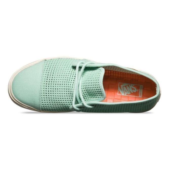 VANS Rhea SF (Square Perf) Gossamer Green Womens Size 9.5 Skate Sneakers