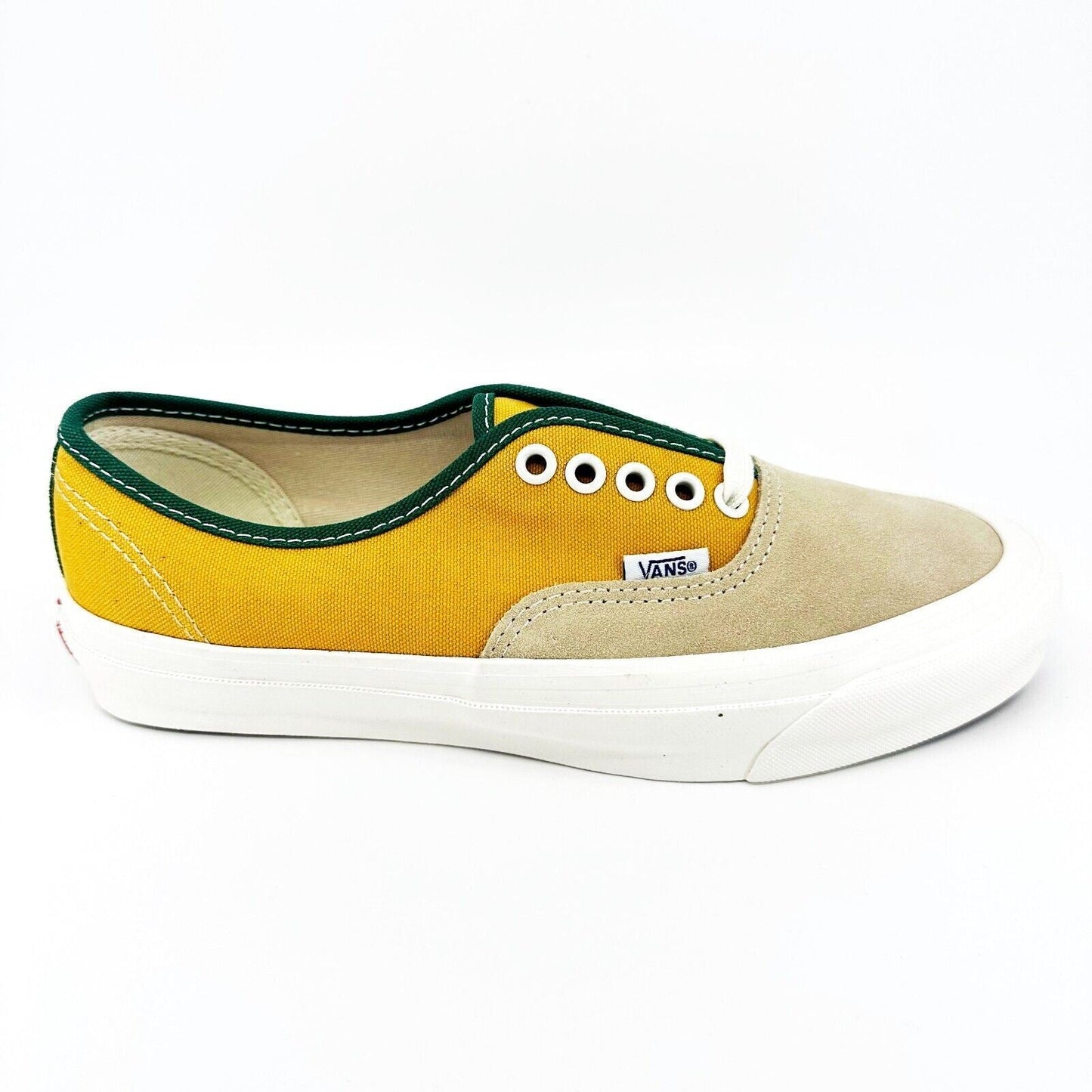Vans Vault OG Authentic LX (Suede Canvas) Bright Marigold Marshmallow Mens Shoe