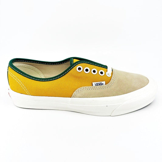 Vans Vault OG Authentic LX (Suede Canvas) Bright Marigold Marshmallow Mens Shoe