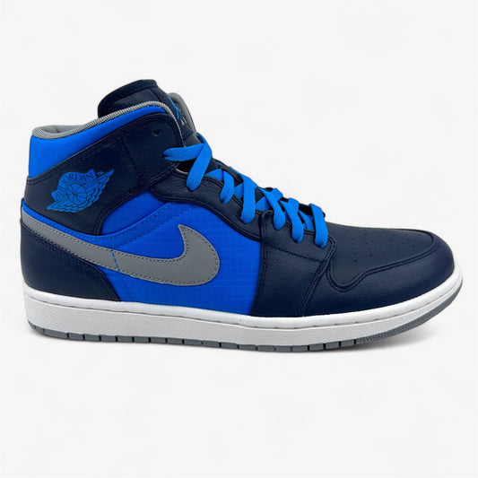Jordan Air Jordan 1 Phat Obsidian Stealth Photo Blue White Mens Sneaker
