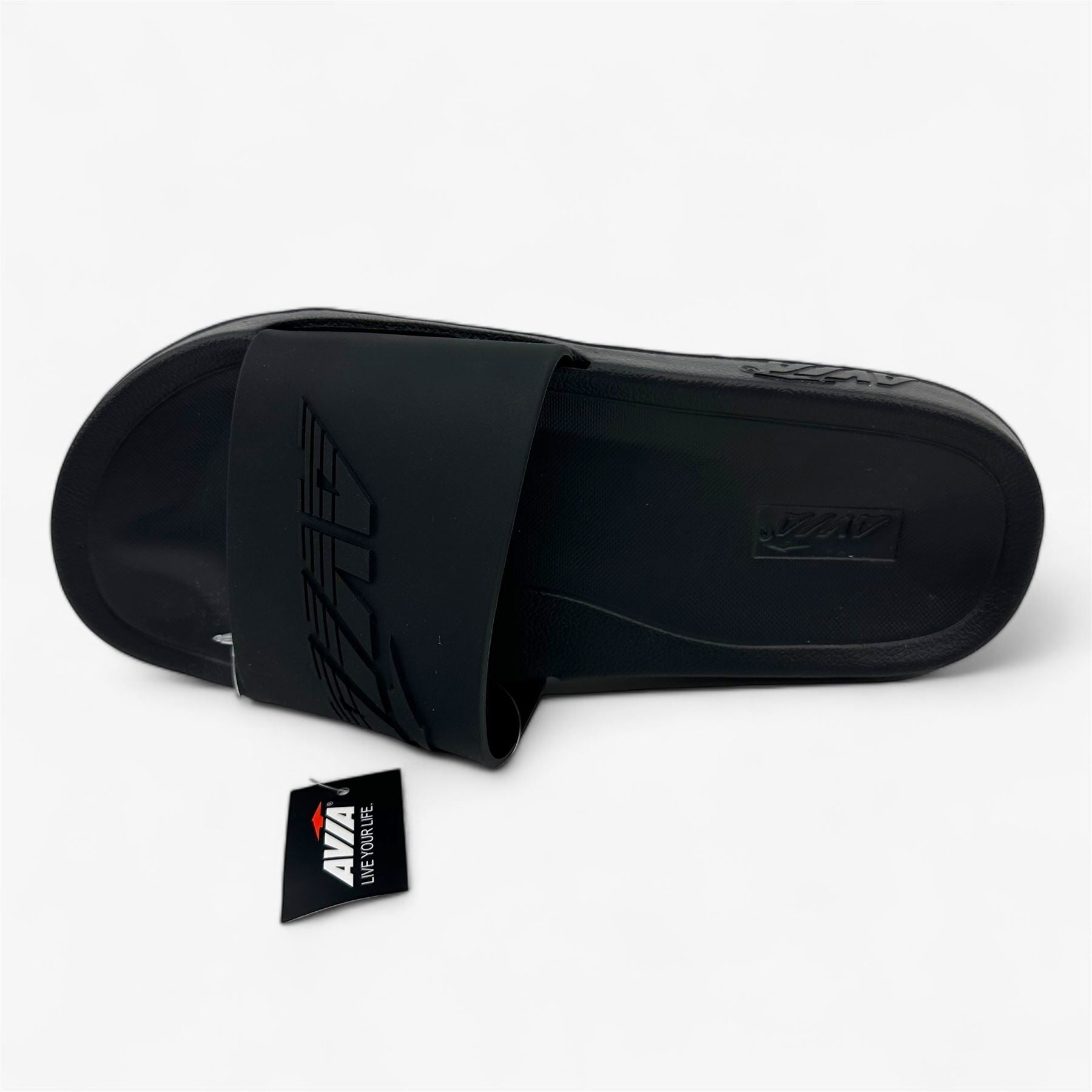 Avia Mono Black Mens Sandal Slide