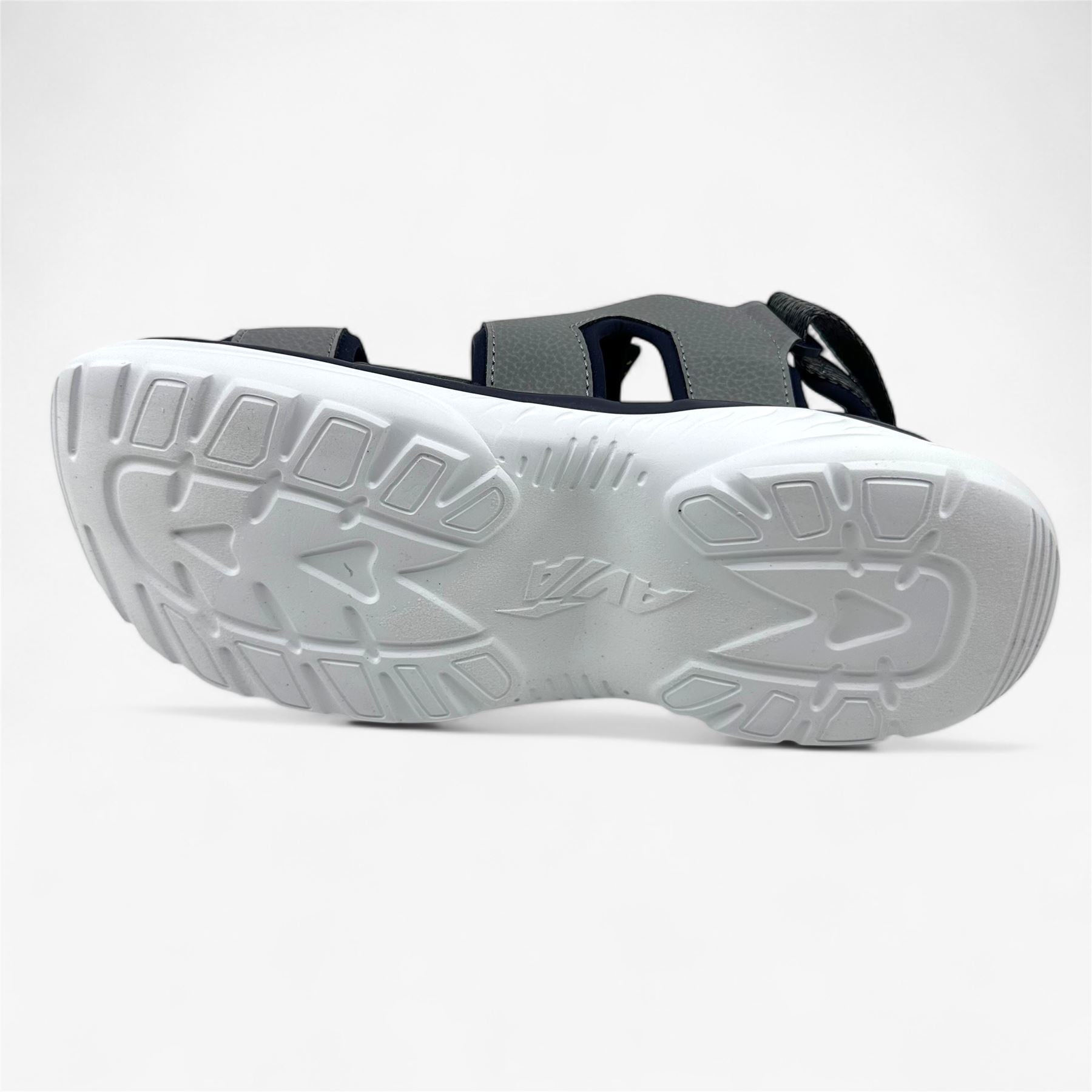 Avia Avi Atlantic Silver Filigree Graphite Lime Punch Mens Sandal Slip-On