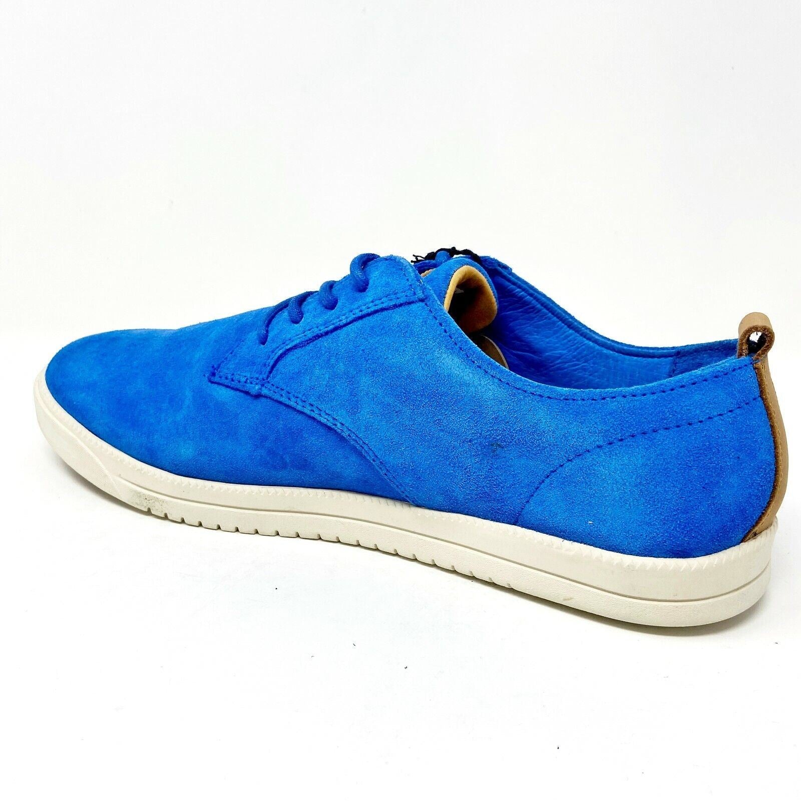 Clae Ellington Royal Blue Suede Mens Size 9.5 Premium Casual Sneakers