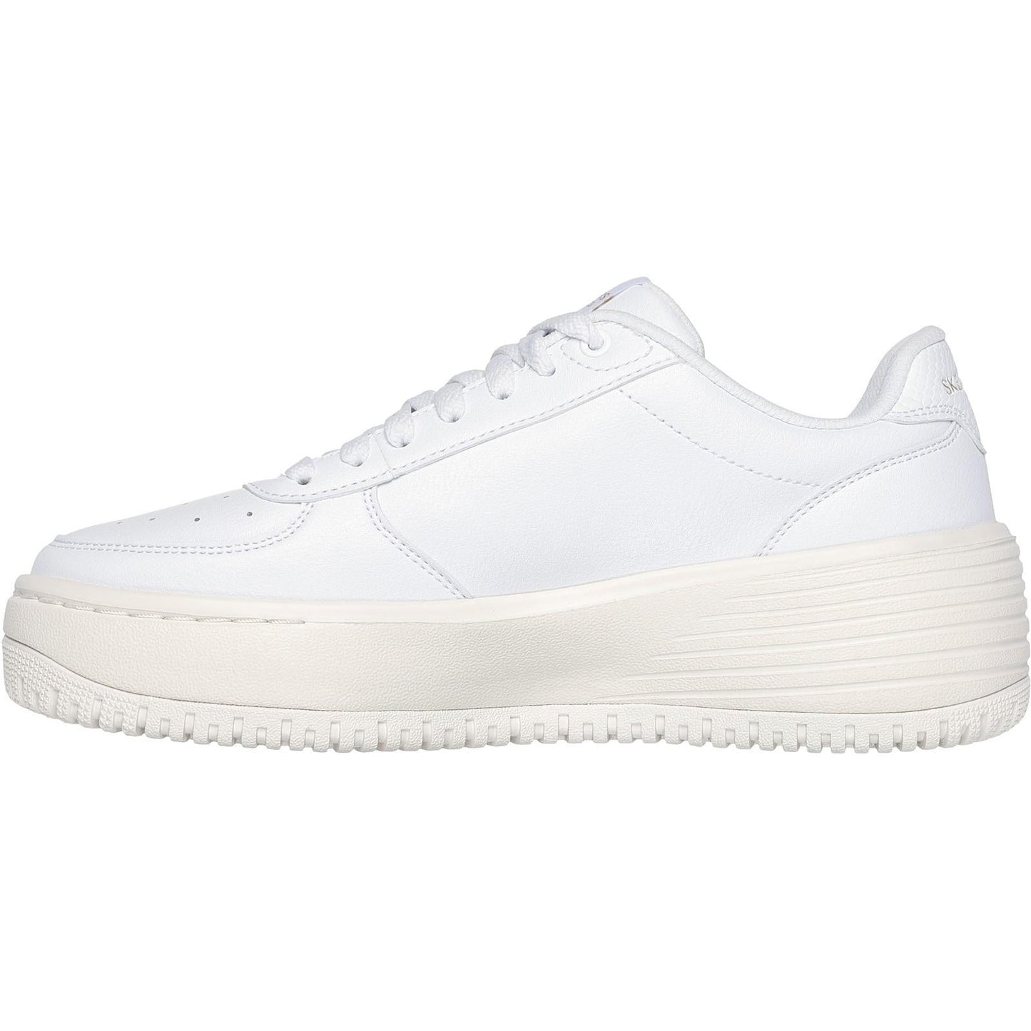 Women's Wide Fit Skechers 185110 Court Classics Grand 92 Be Lifted Trainers