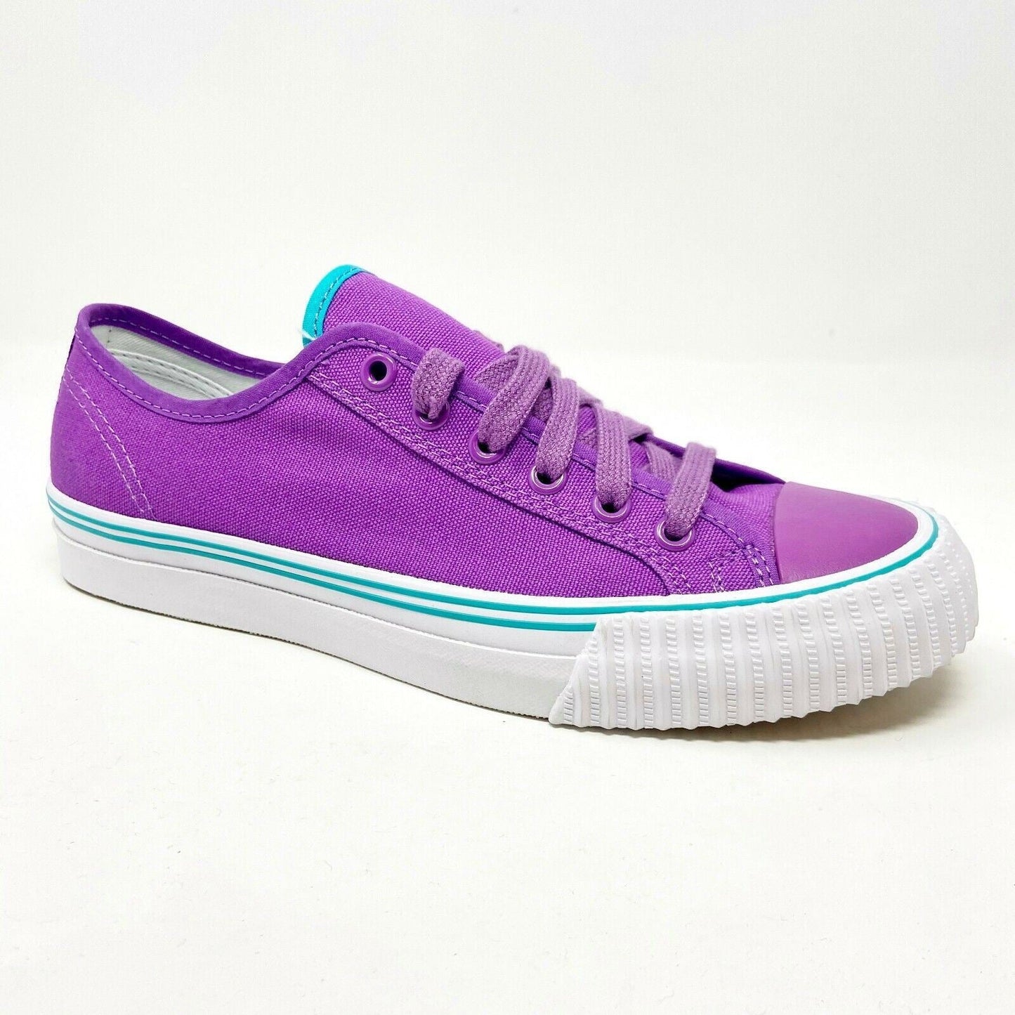PF Flyer Center Lo Reiss Purple White Mens Retro Casual Shoes Sneakers PM12OL1J