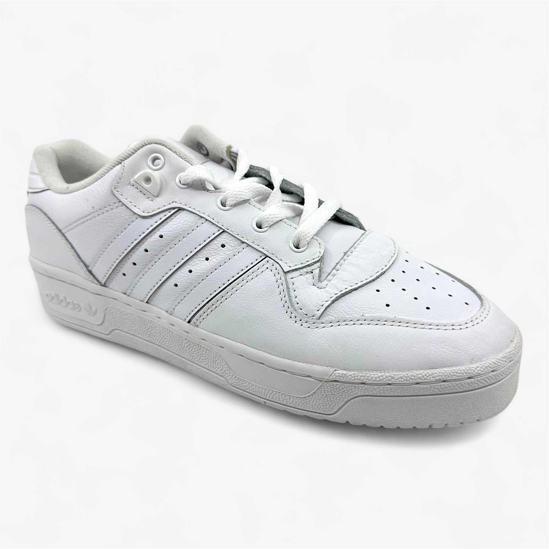 Adidas Rivalry Low Triple White Mens Athletic Sneaker