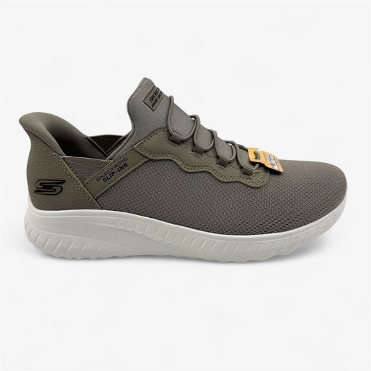 Skechers Bobs Squad Chaos Daily Inspiration Taupe Womens Athletic Sneaker