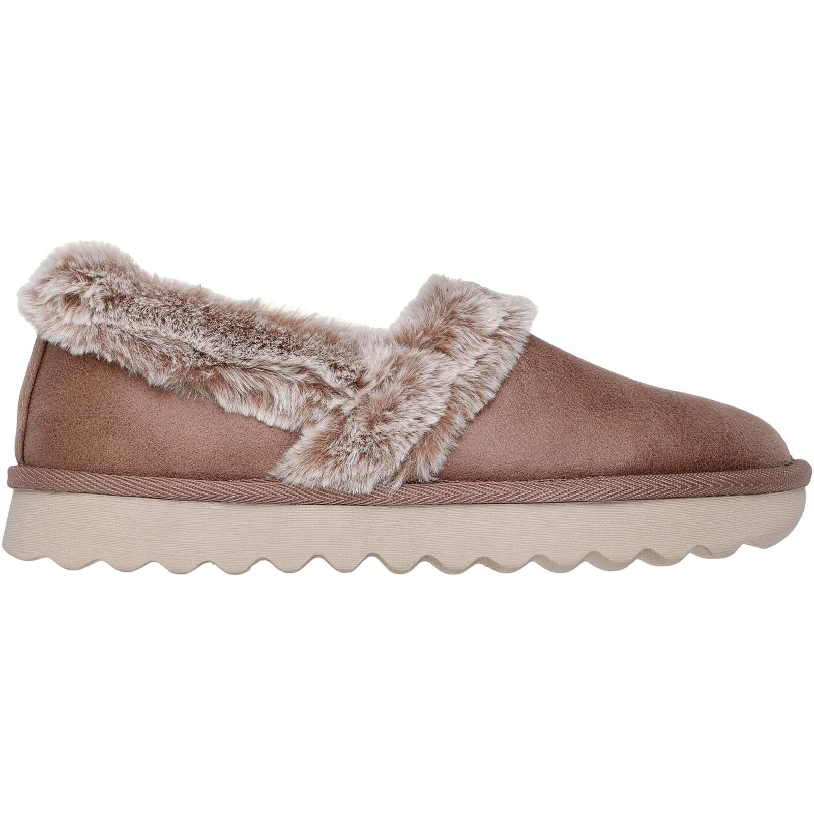 Women's Wide Fit Skechers 169027 Cozy Up Slippers